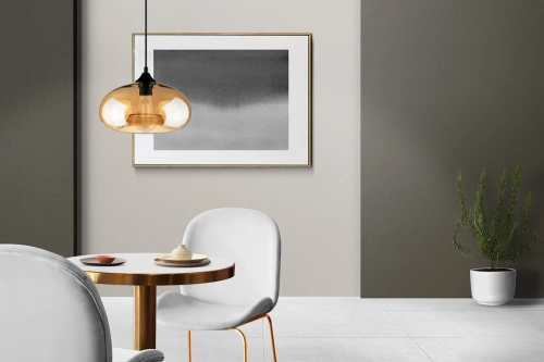 Nowoczesna szklana lampa wisząca | Jasno brązowa | GB-D28-LBR
