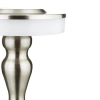 Lampa stołowa z wbudowanym akumulatorem | Lampa nocna z trzema barwami świecenia | Nastrojowa lampka do hotelu, restauracji | HJA14-A-SILVER