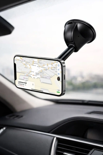 Samochodowy uchwyt magnetyczny do telefonu | przyssawka na szybę przednią | PSI-M023