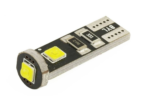 Żarówka samochodowa LED W5W T10 3 SMD CREE 