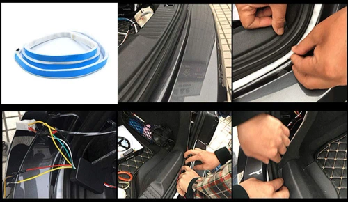 Elastyczna taśma LED do klapy bagażnika | Długość 150 cm | Tuning optyczny LED