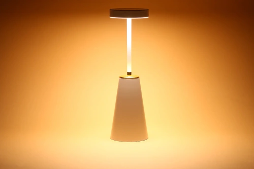 Bezprzewodowa lampka stołowa| Efektowna lampka LED | JX20-WHITE
