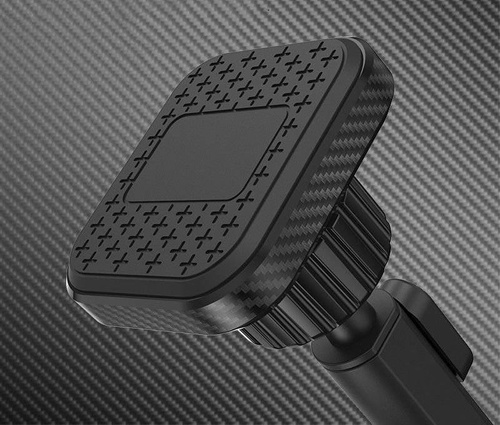 Uchwyt samochodowy do telefonu | magnetyczny, do szyby przedniej | 2 blaszki | PSI-M042