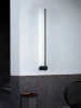 Nowoczesny kinkiet LED | 60cm 10W | Czarna, obrotowa lampa ścienna z regulacją | Lampa LED o barwie 4000K | YG-W002