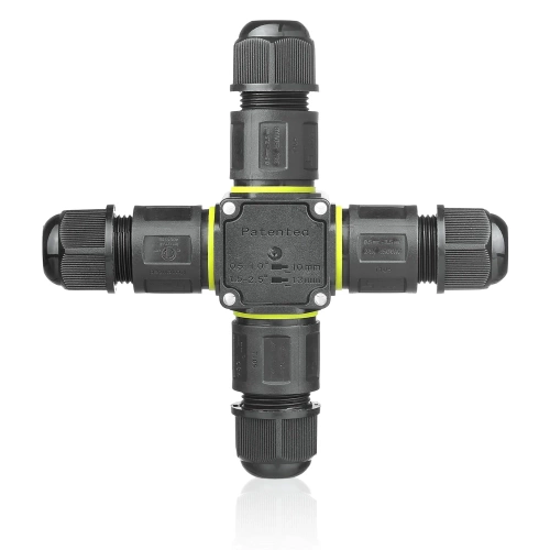 Hermetyczna mufa kablowa IP68 | Samozaciskowe złącze X 3-pin 450V 24A do kabli 4–11 mm | M684-X