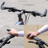 Chwyty rowerowe ergonomiczne z rogami | Antypoślizgowe uchwyty kierownicy | MTB, trekking | BHD-233-G