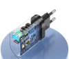 GAN | Szybka ładowarka sieciowa 65W z portami USB i PD 3.0 (USB-C)