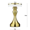 Lampa stołowa z wbudowanym akumulatorem | Lampa nocna z trzema barwami świecenia | Nastrojowa lampka do hotelu, restauracji | HJA14-A-GOLD