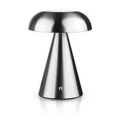 Lampa stołowa LED | Nowoczesna lampka dotykowa | Lampka nocna z wbudowanym akumulatorem | HJA24-SILVER
