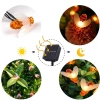 Girlanda solarna LED Pszczoły 20 LED lampa ogrodowa wbijana 5m | BEE-20LED-5M