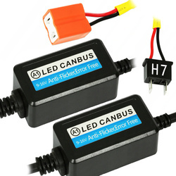 Komplet 2 szt - A1 Cyfrowy filtr H7 LED CAN BUS - niebieski