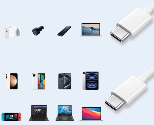Kabel USB-C | dwustronny | 60W | 2 m | PD-C60W