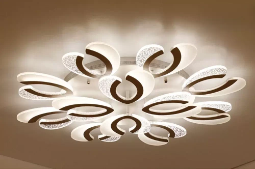 Wieloczęściowa Nowoczesna lampa wisząca | LED | Biała | RLD-C108W-W