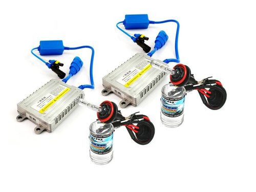 Zestaw XENON HID H9 H11 z przetwornicami SLIM AC 55W