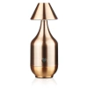 Miedziana lampa stołowa LED z wbudowanym akumulatorem | Dotykowa lampka nocna z regulacją mocy oraz barwy | Nowoczesna lampa do restauracji, hotelu, salonu | YG-D030-COPPER