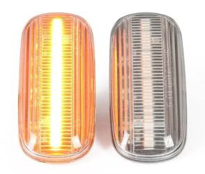 Lampki kierunkowskazów bocznych LED | klarowny klosz | niedynamiczne | AUDI A3 i S3 8P, A4 i S4 i RS4 B6 B7 B8, A6 i S6 i RS6 C5 C6 | PL1812CB11