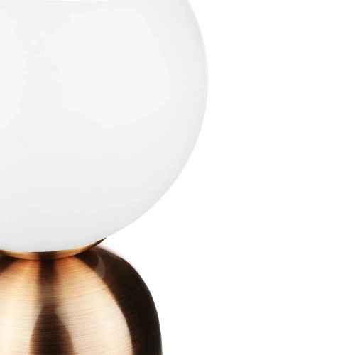 Elegancka lampa stołowa z regulacją barwy oraz mocy świecenia | Dotykowa lampka nocna z wbudowanym akumulatorem |  YG-D031-COPPER