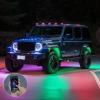 Lampki pod samochód | RGB LED | Oświetlenie podwozia12 sztuk