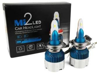 Zestaw żarówek LED H7 Mi2 FLIP CSP 56W