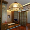 Ręcznie robiona lampa bambusowa wisząca | BOHO | Chiński żyrandol
