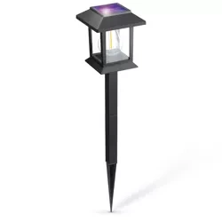 Ogrodowa lampka solarna LED | Wbiajny słupek | HK-115B