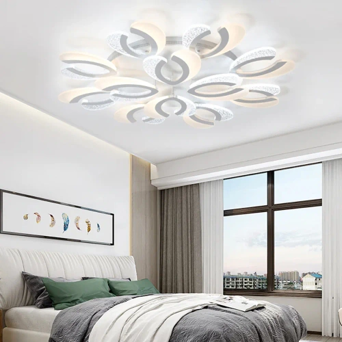 Wieloczęściowa Nowoczesna lampa wisząca | LED | Biała | RLD-C108W-W
