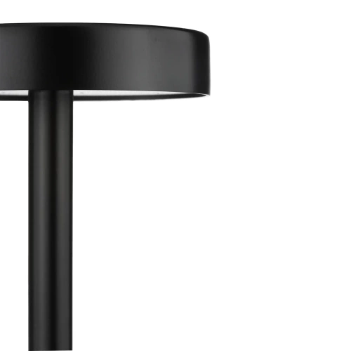 34 cm Lampa stołowa z wbudowanym akumulatorem | Lampa nocna z trzema barwami świecenia | Nastrojowa lampka do hotelu, restauracji | HJA28-BLACK-2
