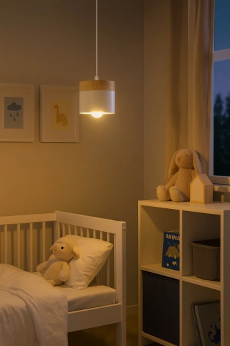 Lampa wisząca biała z drewnianym elementem | Minimalistyczna  lampa w stylu skandynawskim z oprawą sufitowa E27 do salonu, sypialni | YG-XD003-W