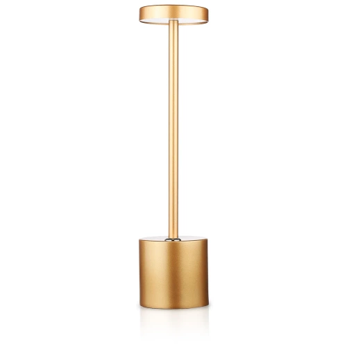 34 cm Lampa stołowa z wbudowanym akumulatorem | Lampa nocna z trzema barwami świecenia | Nastrojowa lampka do hotelu, restauracji | HJA28-ROSEGOLD-2
