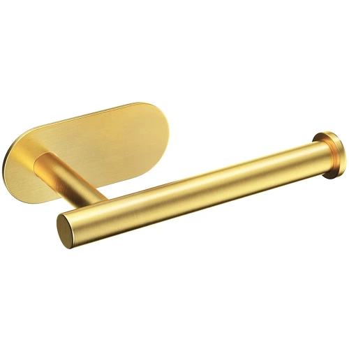 Złoty uchwyt do papieru | Samoprzylepny wieszak na papier toaletowy | JZU-304-GOLD