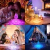 Kryształowa lampka nocna | Lampka sterowana dotykiem lub za pomocą pilota | Nowoczesna lampka LED, z możliwością zmiany kolorów. | DTL-C16-RGB