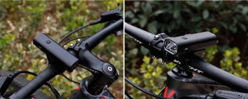 Reflektor rowerowy LED 400 lm | Wodoodporna lampka na rower z trybem SOS | Mocna lampka z wbudowanym akumulatorem | XJLQD