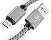 Micro USB 1M | Nylonowy kabel do telefonu Quick Charge 3.0 2A | C06