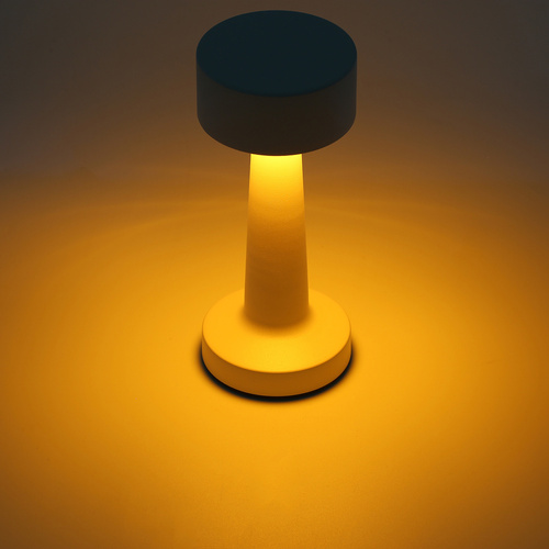 Bezprzewodowa lampka stołowa | Dotykowa lampka nocna z regulowaną barwą światła | Lampka USB | HJA10-COPPER