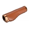 Ergonomiczne gripy rowerowe | Stylowe uchwyty rowerowe ze skóry PU |PUBT-G211A-BR
