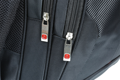 Uniwersalny, mocny plecak z komorą na laptopa | 30l, 3 komory, nylon balistyczny 1680D | czarny | BR11