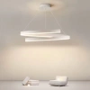 Spiralna lampa LED 100W | Nowoczesna lampa wisząca 80 cm | RLO-80CM-100W-W