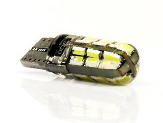 Żarówka samochodowa LED W5W T10 24 SMD 3014 CAN BUS Silikon