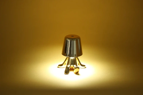 Nowoczesna lampa stołowa z dotykową obsługą | Lampka nocna z wbudowanym akumulatorem | HJA23-D-GOLD