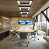 Lampa sufitowa wisząca LED 40W | kwadratowa | aluminium | CCD niemrugająca | 60x60x6 | LPL-008