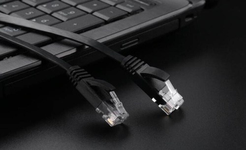 Kabel sieciowy LAN Ethener Kat. 6a | Patchcord RJ45 0,5M | Cat6a-0.5M