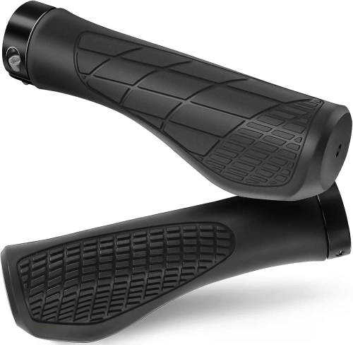 Ergonomiczne chwyty rowerowe 22.2 mm | Antypoślizgowe, amortyzujące, wygodne gripy na kierownicę | FD187