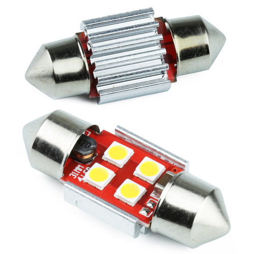 Żarówka samochodowa LED C5W 4 SMD 3535 CAN BUS
