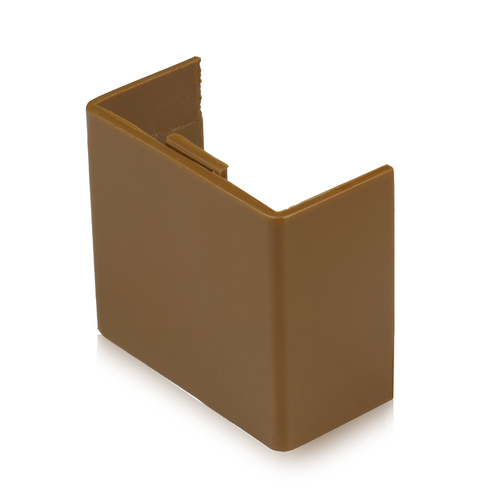 Łącznik prosty do listwy maskującej 40x20mm | brązowy | CDT-02