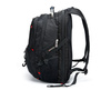 Wielofunkcyjny, duży plecak z komorą na laptopa | 40l, gniazdo USB i mini jack 3,5", nylon balistyczny 1680D | czarny | BR10