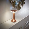 Bezprzewodowa lampka stołowa | Dotykowa lampka nocna z regulowaną barwą światła | Lampka USB | HJA14-SILVER