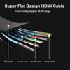 Płaski kabel HDMI 1.4 | 3D | 1080p FULL HD @ 60hz | HDB-5M
