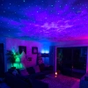 Projektor gwiazd | Lampka nocna RGB z wbudowanym głośnikiem | XTY01-WHITE