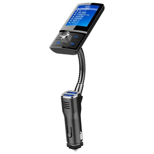 Wielofunkcyjny transmiter FM do samochodu | 5w1 | BC43-Black