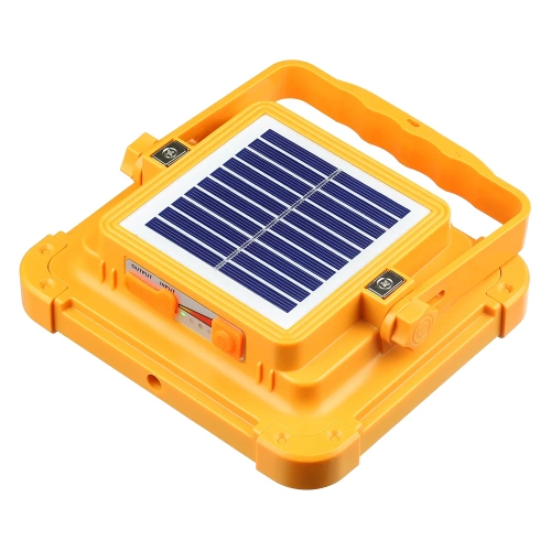 Lampa robocza solarna | Funkcja powerbanku | LED | TGD-50W-YELLOW